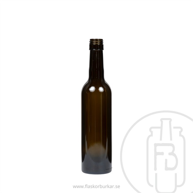 Flaska 375 ml oliv BVS